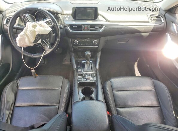 JM1GL1V54H1110734 2017 MAZDA 6 Серый Вид панели приборов