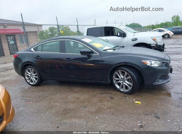 JM1GL1V54H1113245 2017 MAZDA 6 Black Widok wnętrza z tyłu