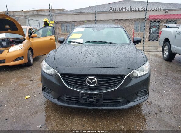 JM1GL1V54H1113245 2017 MAZDA 6 Black Widok zestawu wskaźników
