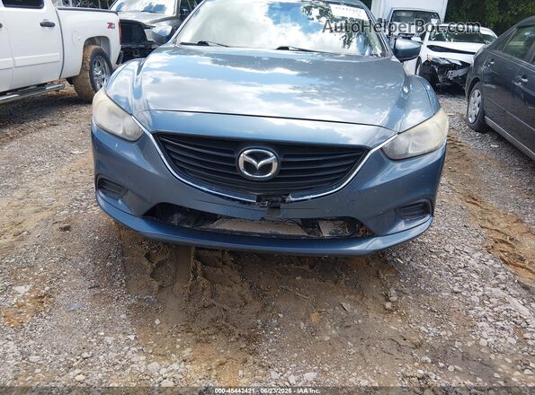 JM1GL1V54H1119062 2017 MAZDA 6 Blue Widok z przodu