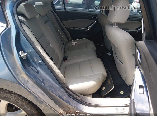 JM1GL1V54H1119062 2017 MAZDA 6 Blue Widok naklejki z numerem VIN