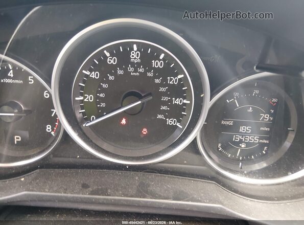 JM1GL1V54H1119062 2017 MAZDA 6 Blue Widok tylnych siedzeń