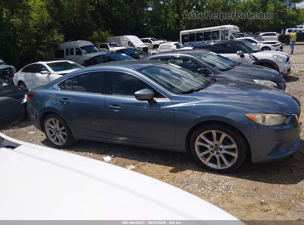 JM1GL1V54H1119062 2017 MAZDA 6 Blue Widok wnętrza z tyłu