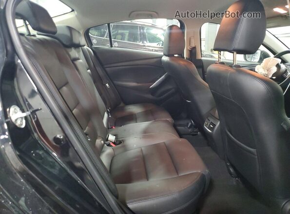 JM1GL1V54H1150442 2017 MAZDA 6 Black Widok tylnych siedzeń