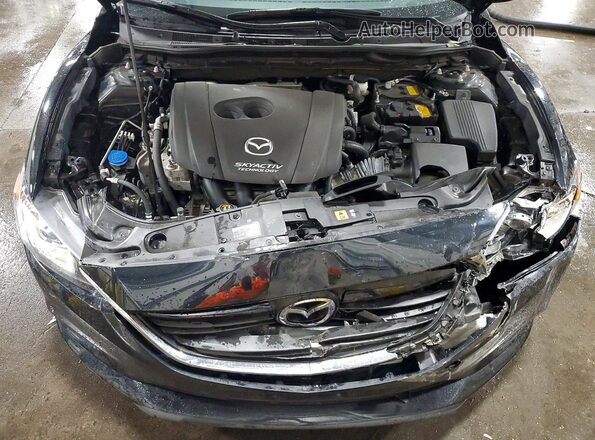JM1GL1V54H1150442 2017 MAZDA 6 Black Widok wnętrza z tyłu