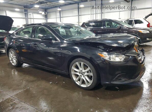 JM1GL1V54H1150442 2017 MAZDA 6 Black Przód prawy