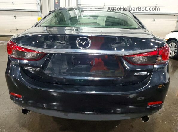 JM1GL1V54H1150442 2017 MAZDA 6 Black Widok z tyłu