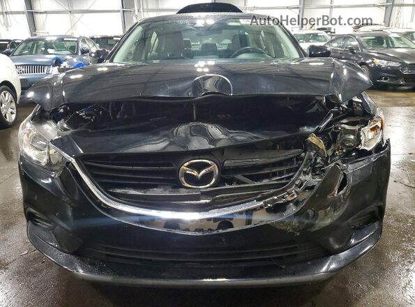 JM1GL1V54H1150442 2017 MAZDA 6 Black Widok z przodu