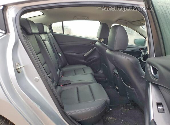 JM1GL1V55H1134539 2017 MAZDA 6 Silver Rear seats view