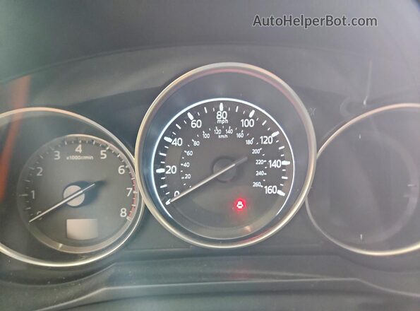 JM1GL1V56H1122786 2017 MAZDA 6 White Вид щитка приладів