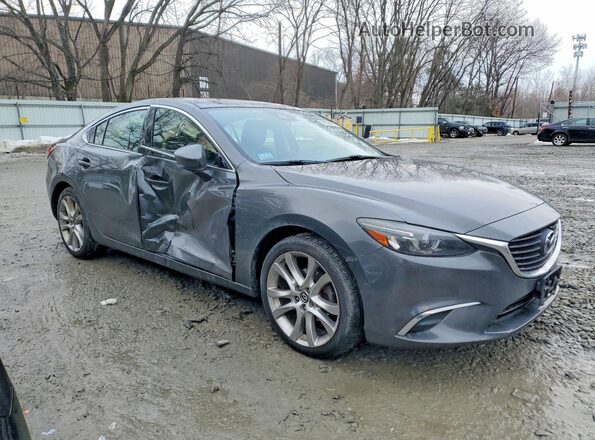 JM1GL1V56H1137952 2017 MAZDA 6 Серый Передняя правая четверть