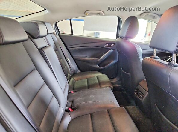 JM1GL1V56H1145775 2017 MAZDA 6 Gray Rear seats view