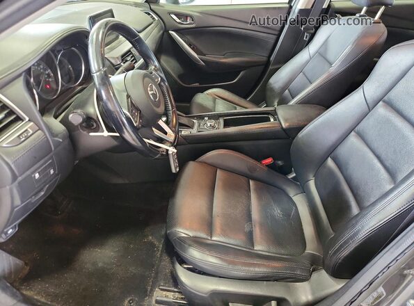 JM1GL1V56H1145775 2017 MAZDA 6 Gray Front interior view