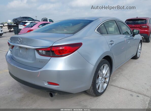 JM1GL1V57H1106466 2017 MAZDA 6 Silver Задня права чверть