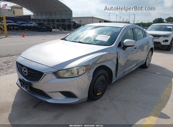 JM1GL1V57H1106466 2017 MAZDA 6 Silver Передня ліва чверть