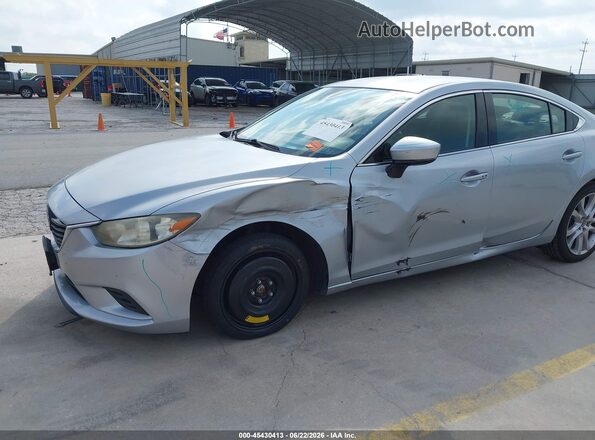 JM1GL1V57H1106466 2017 MAZDA 6 Silver Вид спереду