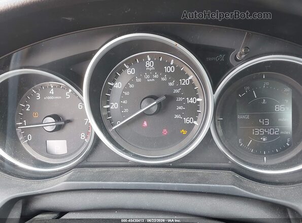 JM1GL1V57H1106466 2017 MAZDA 6 Silver Вид задніх сидінь