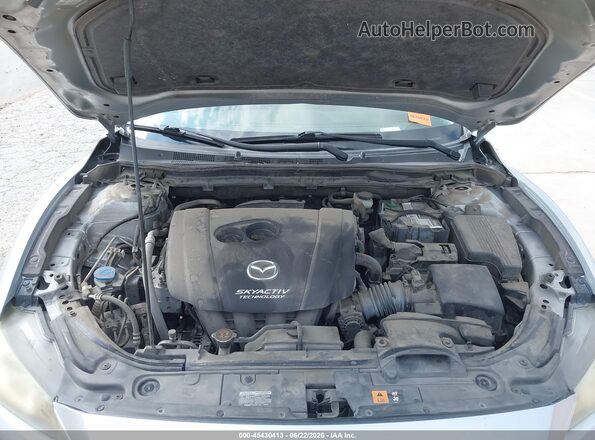 JM1GL1V57H1106466 2017 MAZDA 6 Silver Вид ззаду