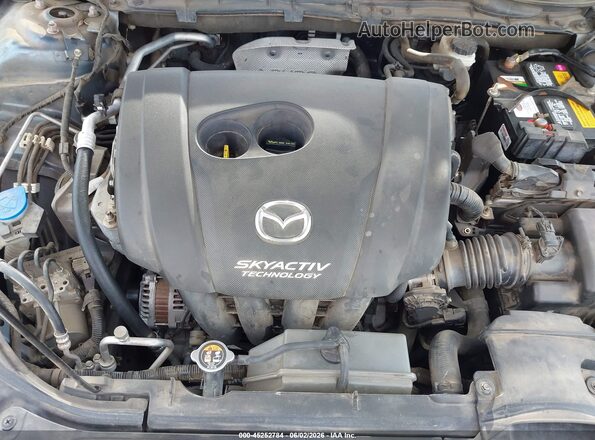 JM1GL1V57H1108167 2017 MAZDA 6 Blue Widok z tyłu
