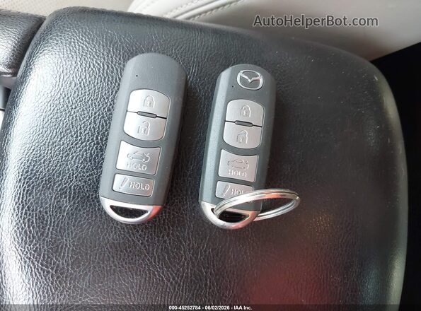 JM1GL1V57H1108167 2017 MAZDA 6 Blue Widok deski rozdzielczej