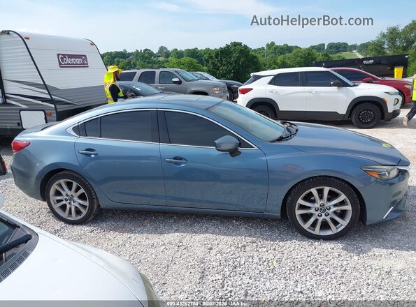 JM1GL1V57H1108167 2017 MAZDA 6 Blue Widok wnętrza z tyłu