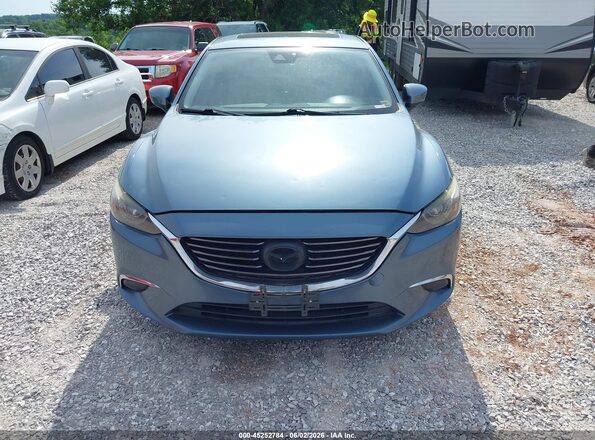 JM1GL1V57H1108167 2017 MAZDA 6 Blue Widok zestawu wskaźników