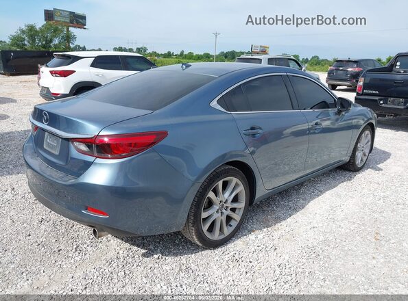 JM1GL1V57H1108167 2017 MAZDA 6 Blue Tył prawy