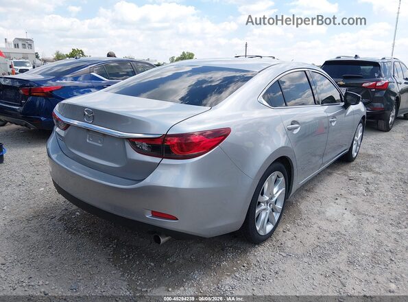 JM1GL1V57H1116107 2017 MAZDA 6 Silver Задня права чверть
