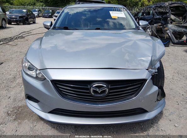 JM1GL1V57H1116107 2017 MAZDA 6 Silver Вид щитка приладів