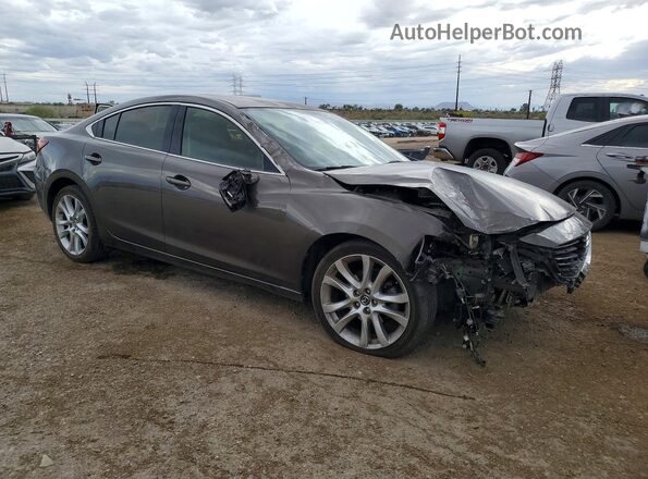 JM1GL1V59H1106288 2017 MAZDA 6 Brown Przód prawy