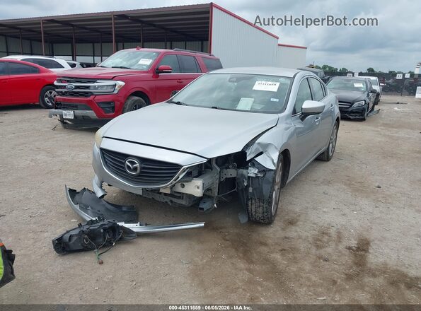 JM1GL1V59H1108672 2017 MAZDA 6 Silver წინა ხედი
