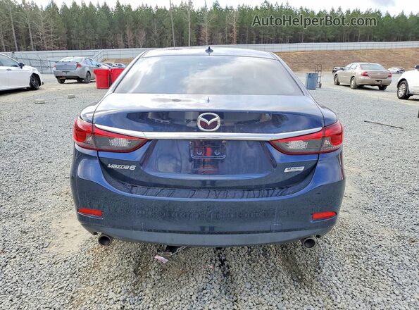 JM1GL1V59H1129246 2017 MAZDA 6 Blue Widok z tyłu