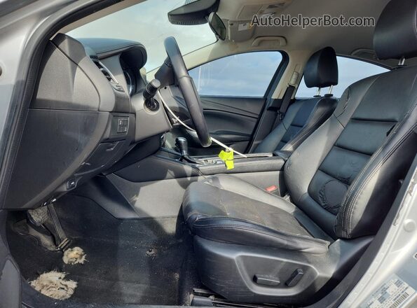 JM1GL1V59H1152445 2017 MAZDA 6 Silver Vista interior delantera