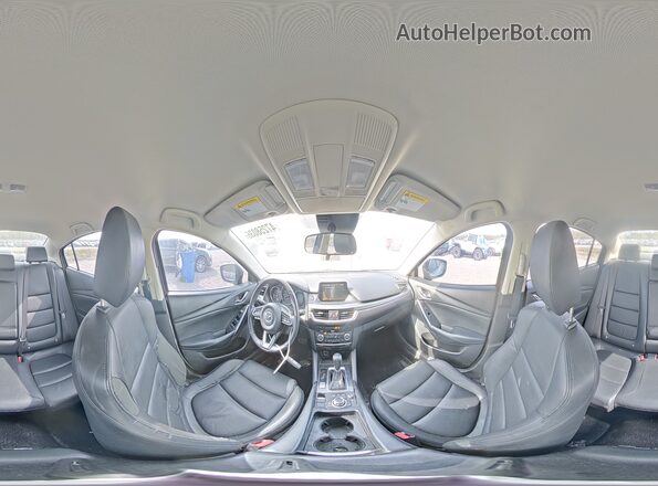 JM1GL1V59H1152445 2017 MAZDA 6 Silver Vista de la etiqueta del VIN