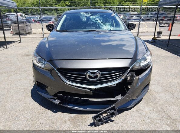 JM1GL1V5XH1115534 2017 MAZDA 6 Gray წინა ხედი
