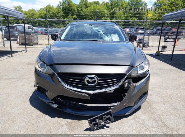 JM1GL1V5XH1115534 2017 MAZDA 6 Gray უკანა სალონის ხედი