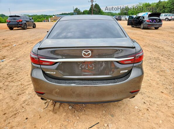 JM1GL1VM0J1308689 2018 MAZDA 6 Gray Widok z tyłu