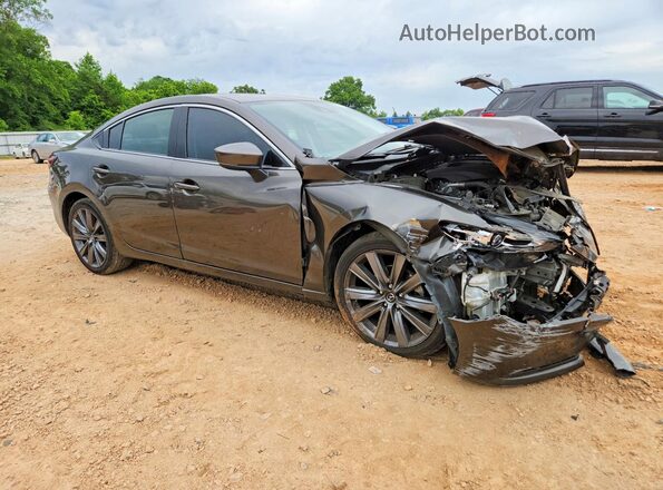 JM1GL1VM0J1308689 2018 MAZDA 6 Gray Przód prawy