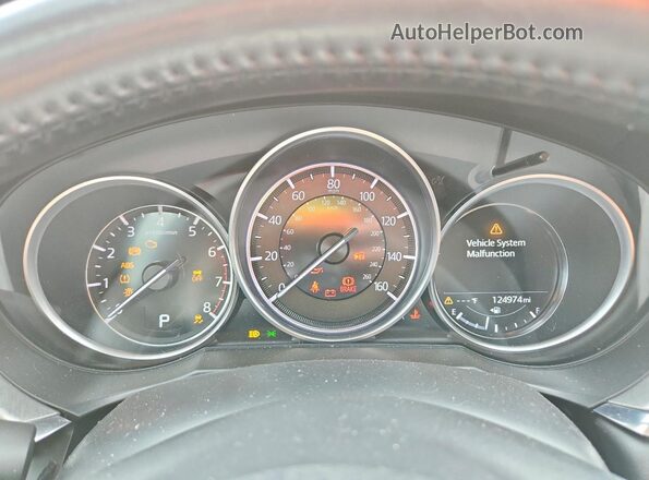 JM1GL1VM0J1308689 2018 MAZDA 6 Gray Widok zestawu wskaźników