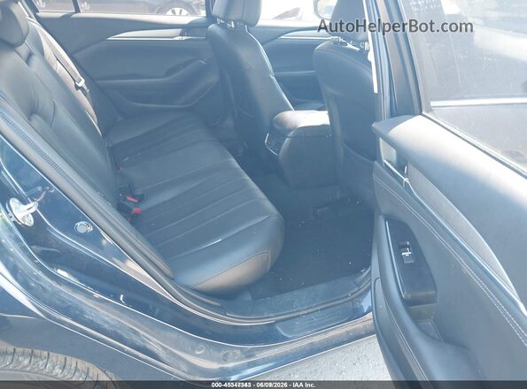 JM1GL1VM0J1325783 2018 MAZDA 6 Blue Widok naklejki z numerem VIN
