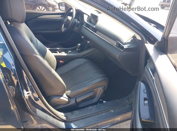 JM1GL1VM0J1325783 2018 MAZDA 6 Blue Widok wnętrza z przodu