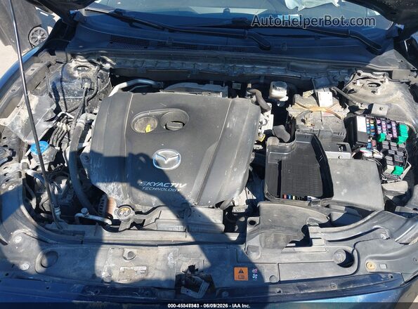 JM1GL1VM0J1325783 2018 MAZDA 6 Blue Widok z tyłu
