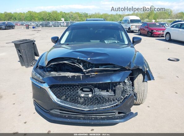 JM1GL1VM0J1325783 2018 MAZDA 6 Blue Widok wnętrza z tyłu