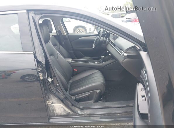 JM1GL1VM0M1607894 2021 MAZDA 6 Black Widok wnętrza z przodu