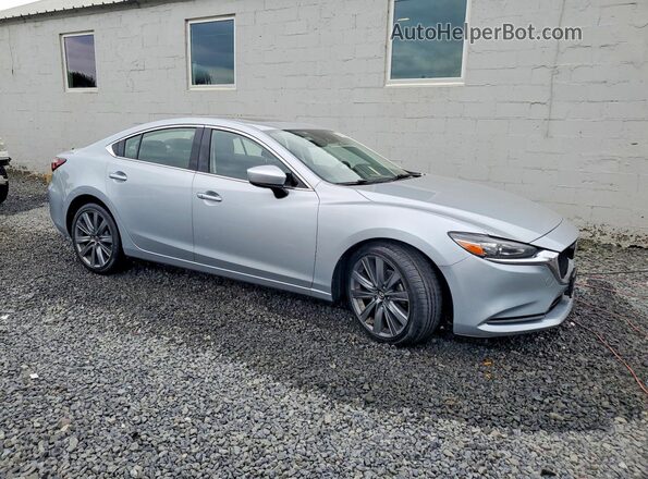 JM1GL1VM1K1504187 2019 MAZDA 6 Silver Передня права чверть