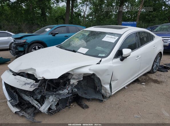 JM1GL1VM1M1603255 2021 MAZDA 6 White Դիմացի տեսք