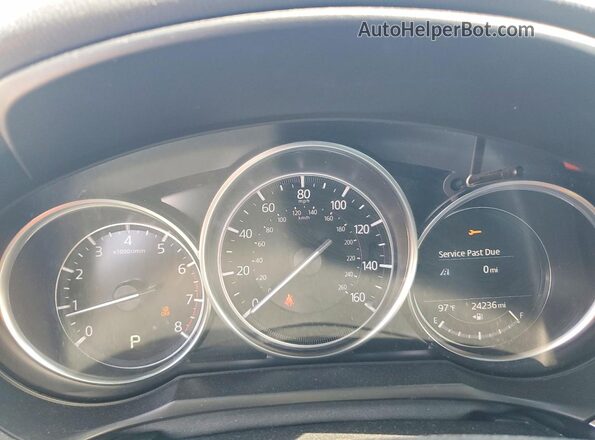 JM1GL1VM2M1616662 2021 MAZDA 6 Black Instrument cluster view