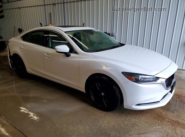 JM1GL1VM3J1323414 2018 MAZDA 6 White Delantero derecho