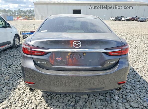 JM1GL1VM3J1323462 2018 MAZDA 6 Gray Հետևի տեսք