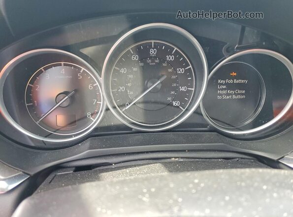 JM1GL1VM3J1323462 2018 MAZDA 6 Gray Սարքավորումների վահանակի տեսք